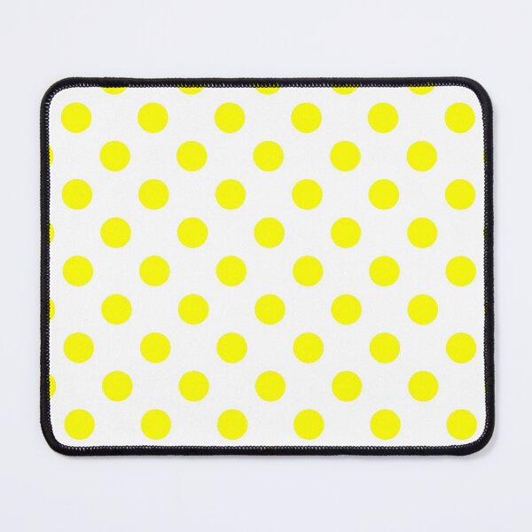 Item preview, Yellow Polka Dots on White Background designed and sold by Bumblefuzzies.