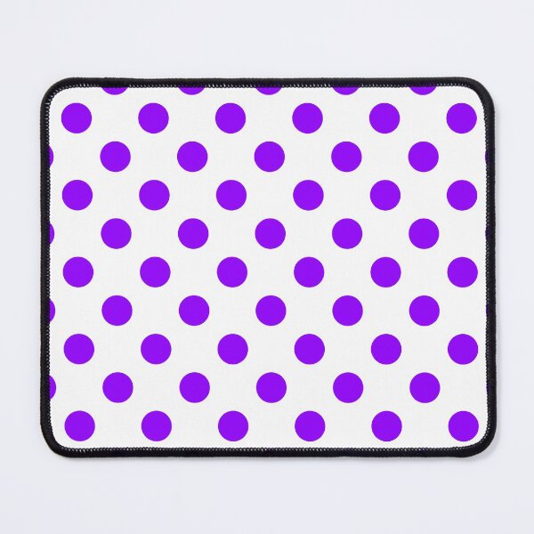 Item preview, Purple Polka Dots on White Background designed and sold by Bumblefuzzies.