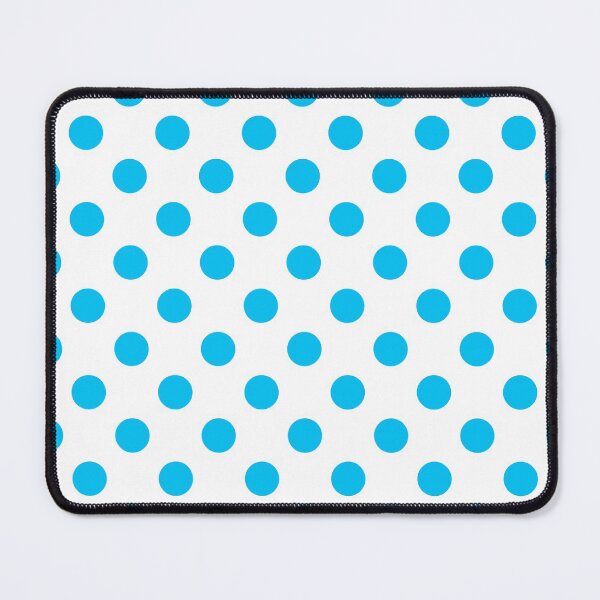Item preview, Blue Polka Dots on White Background designed and sold by Bumblefuzzies.