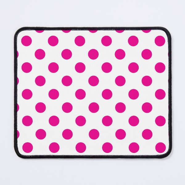 Item preview, Bright Pink Polka Dots on White Background designed and sold by Bumblefuzzies.