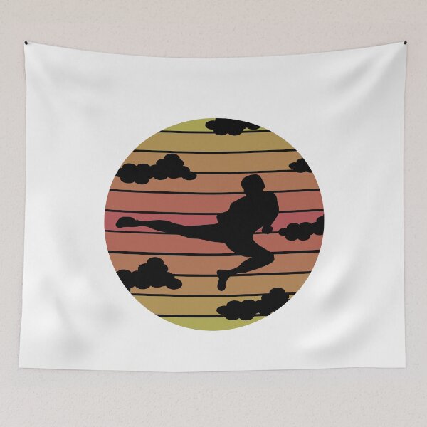 Item preview, Vintage Martial Arts Flying Kick designed and sold by Redmanrooster.