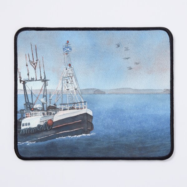 Item preview, Fishing Boat in the Firth of Forth designed and sold by Moti Black.