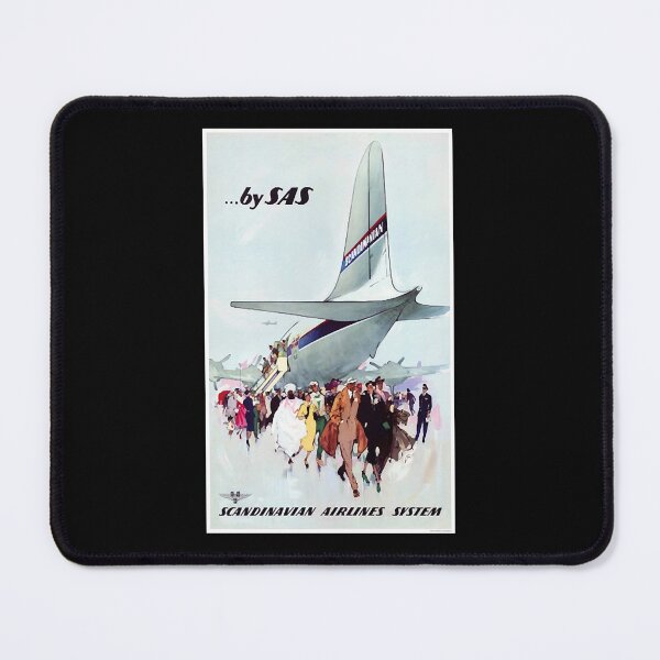 Item preview, Vintage Travel Poster Denmark by SAS  designed and sold by Lazarz8.