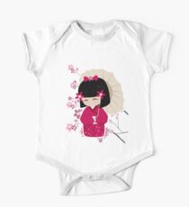 Sakura Kokeshi Doll One Piece - Short Sleeve