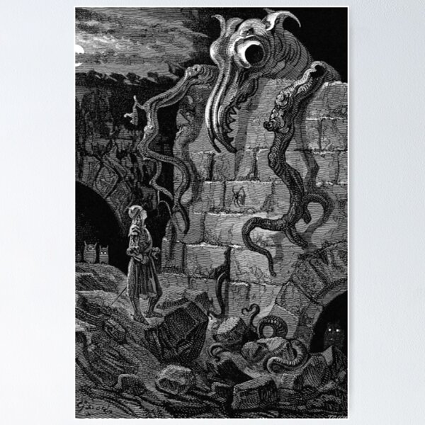 Item preview, Gnarled Monster By Gustave Dore designed and sold by JDesigningMO.