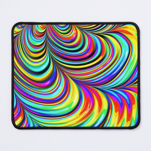 Item preview, Rainbow Fractal Tornadoes designed and sold by Elisabeth Lucas.