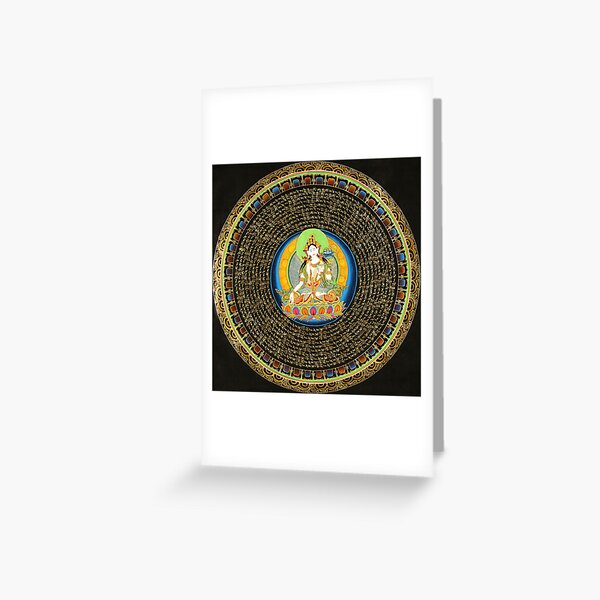 Item preview, Green Tara Buddhist Mandala 59 designed and sold by GuyBlank.