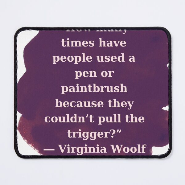Item preview, Virginia Woolf designed and sold by powerfullquotes.