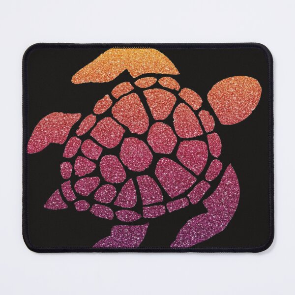 Item preview, Dark Sunset Ombre Faux Glitter Turtle designed and sold by Felicity-K.