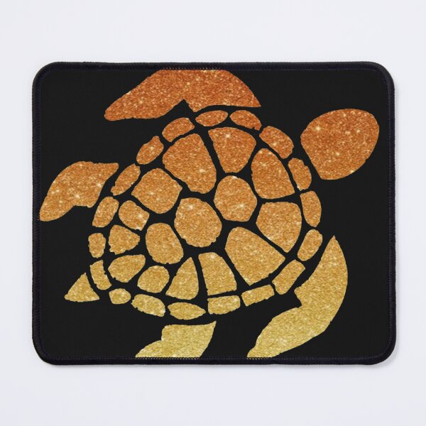 Item preview, Orange Ombre Faux Glitter Turtle designed and sold by Felicity-K.