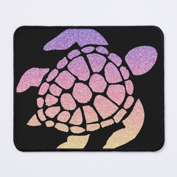 Item preview, Pastel Sunset Ombre Faux Glitter Turtle designed and sold by Felicity-K.