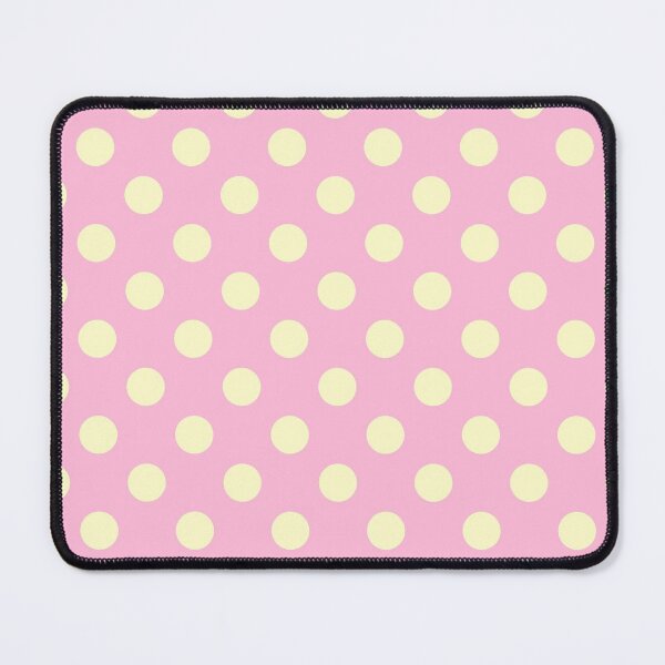 Item preview, Soft Yellow Polka Dots on Soft Pink Background designed and sold by Bumblefuzzies.