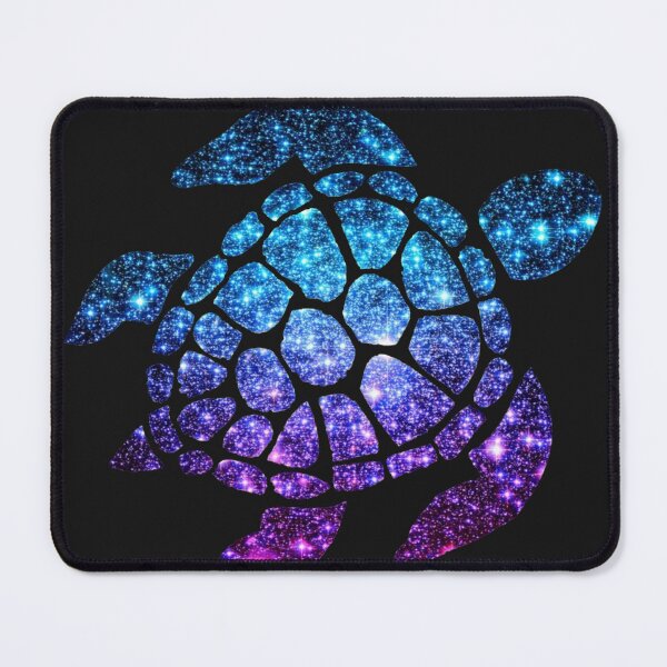 Item preview, Bright Purple Teal Ombre Faux Glitter Turtle designed and sold by Felicity-K.