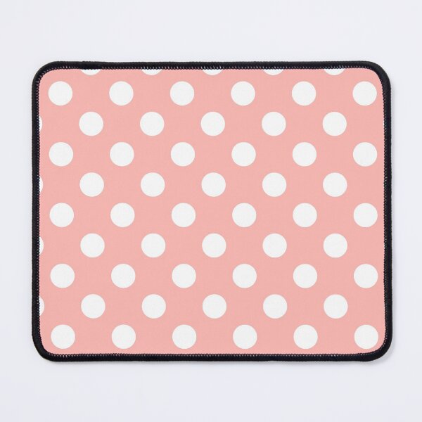 Item preview, White Polka Dots on Peach Background designed and sold by Bumblefuzzies.