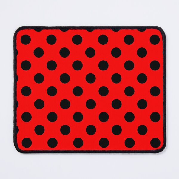 Item preview, Black Polka Dots on Red Background designed and sold by Bumblefuzzies.