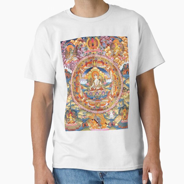 Item preview, Mandala bouddhiste Tara Blanche 60 designed and sold by GuyBlank.