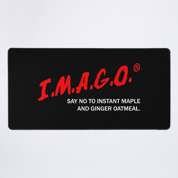 Item preview, Say No to I.M.A.G.O. with white text designed and sold by SporadicMerch.