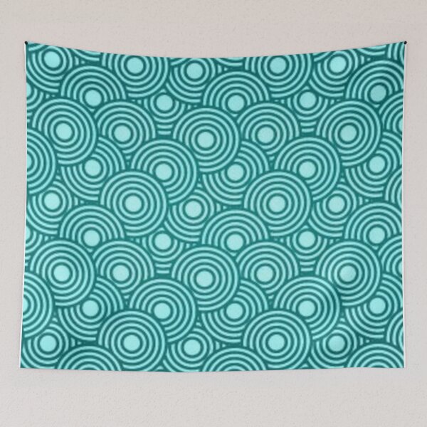 Item preview, Blue Concentric Circle Pattern designed and sold by Apparel-City.