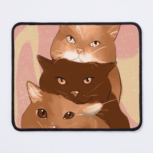 Pink Kitties Mouse Pad