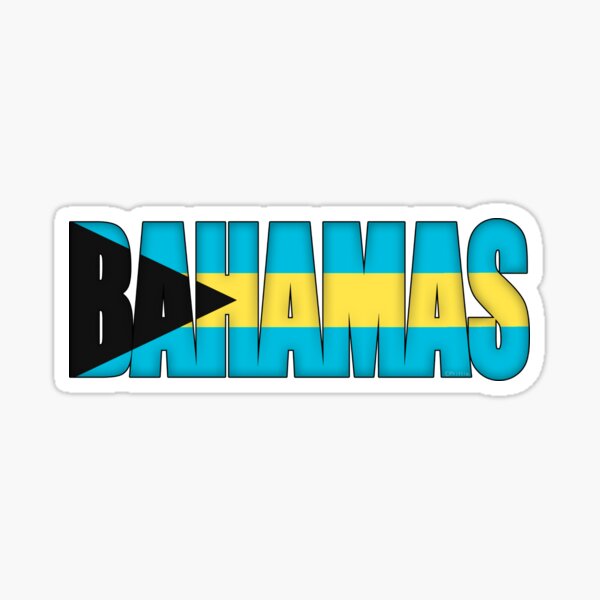 Bahamas Flag Sticker