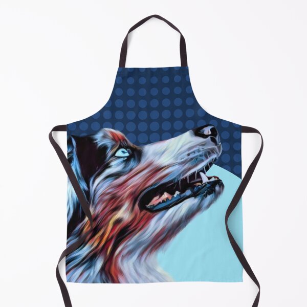 Item preview, Fun blue eyed Australian Shepherd graphic design designed and sold by forziati design.