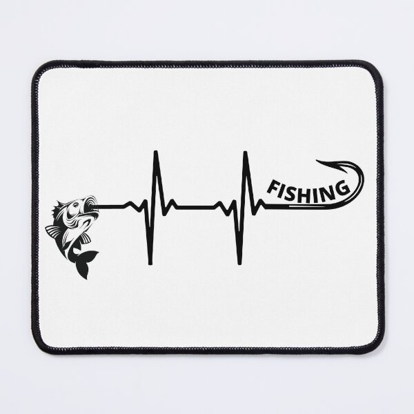 Item preview, HEARTBEAT PULSE FISHING LOVE designed and sold by wildwhimsical.