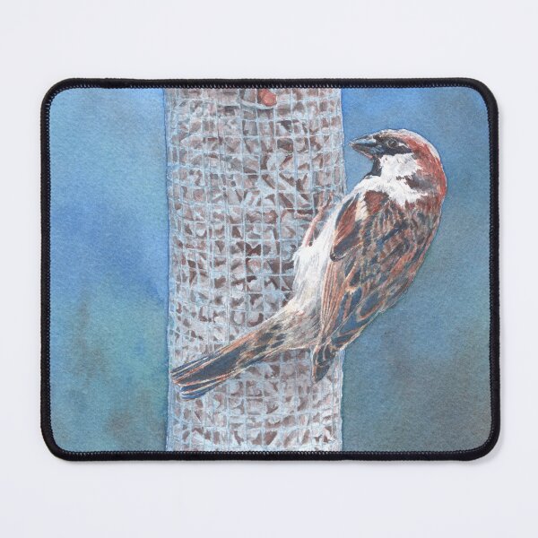 Item preview, Sparrow on a Bird Feeder designed and sold by Moti Black.