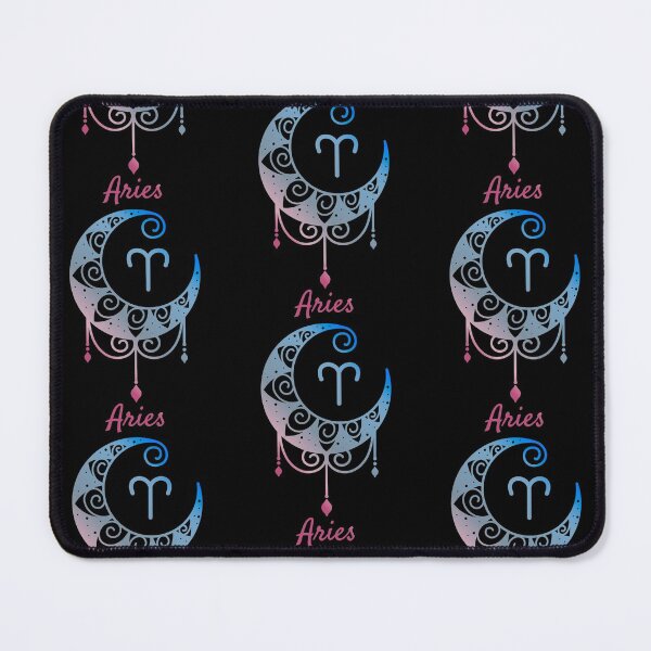 Item preview, Aries zodiac crescent moon designed and sold by CMButike.