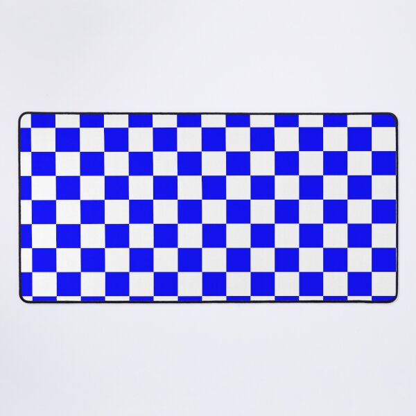 Item preview, Cobalt Blue and White Checker Pattern designed and sold by Bumblefuzzies.