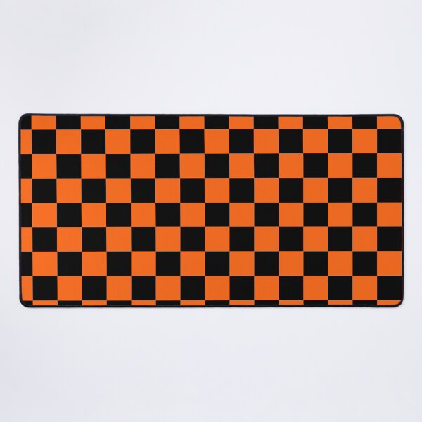 Item preview, Orange and Black Checker Pattern designed and sold by Bumblefuzzies.