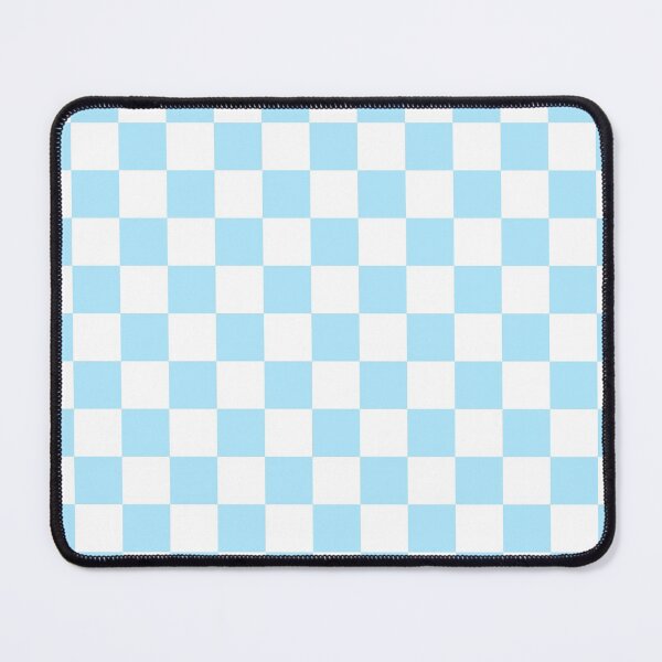 Item preview, Pastel Blue and White Checker Pattern designed and sold by Bumblefuzzies.