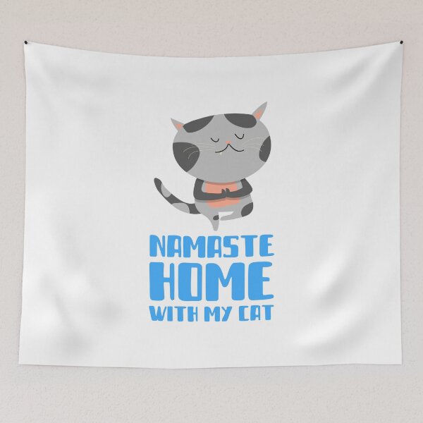 Item preview, Namaste Home With My Cat designed and sold by Allyoudois.