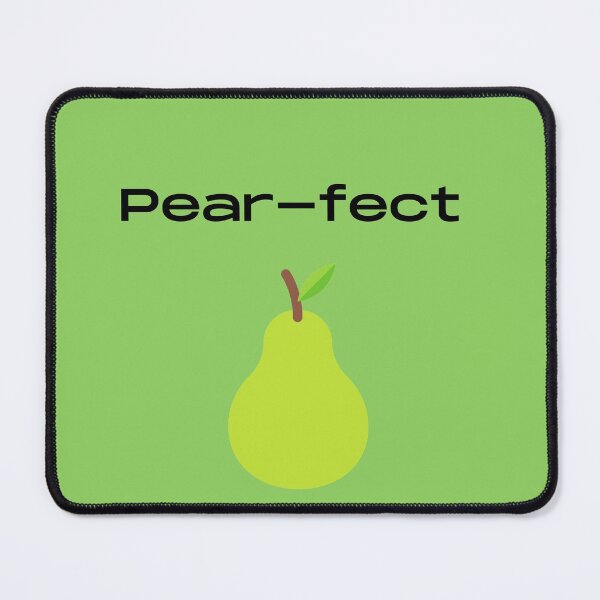 Item preview, perfect pearfect fruit pun designed and sold by Felicity-K.