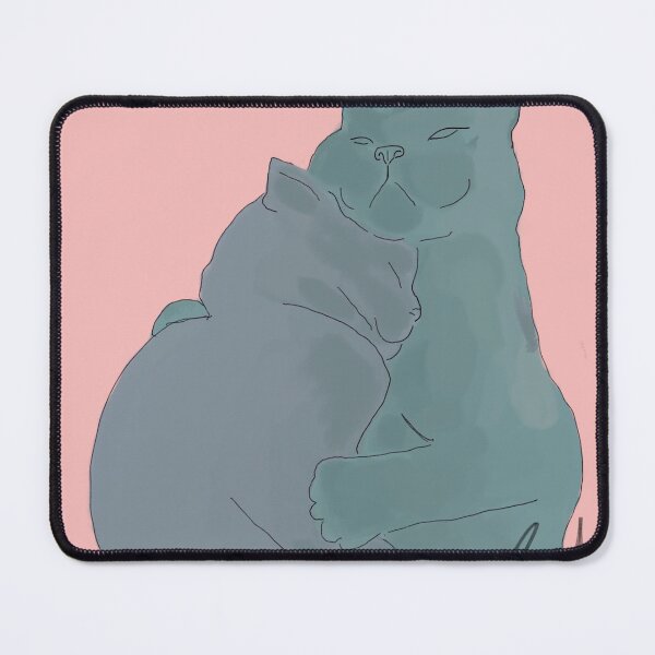 Rainbow Hugs Mouse Pad