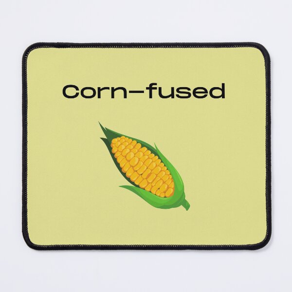 Item preview, Cornfused confused vegetable pun designed and sold by Felicity-K.