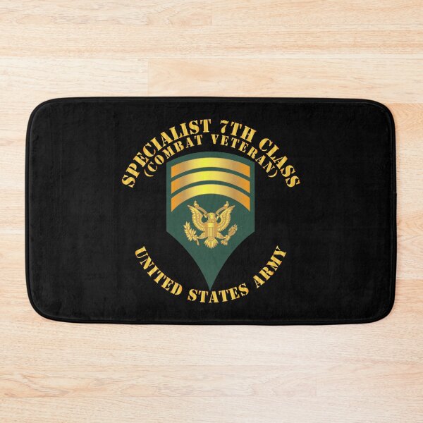 Item preview, Army - Specialist 7th Class - SP7 - Combat Veteran designed and sold by Military Insignia Products.