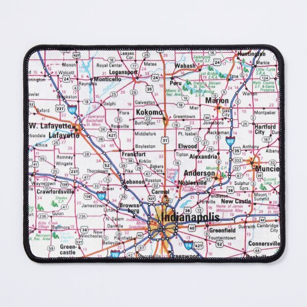 Item preview, Indiana Roadmap designed and sold by Havocgirl.