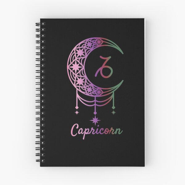 Item preview, Capricorn zodiac crescent moon designed and sold by CMButike.