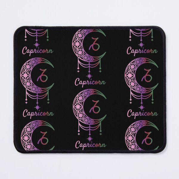 Item preview, Capricorn zodiac crescent moon designed and sold by CMButike.