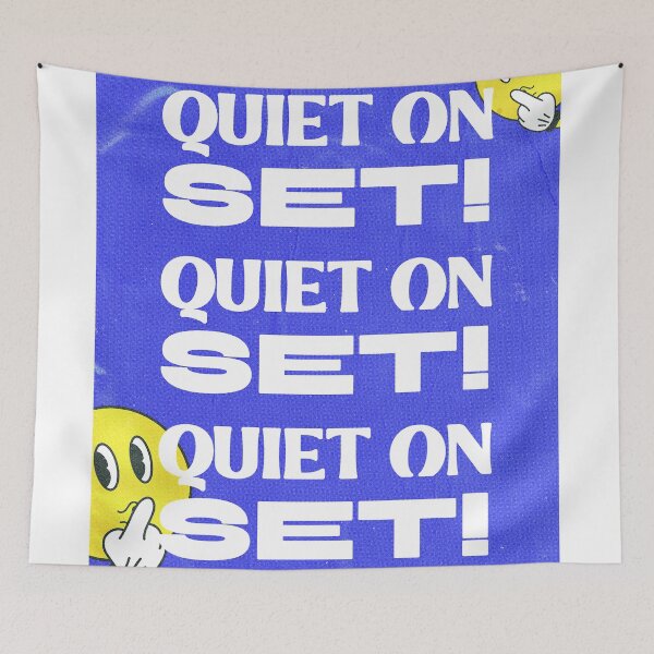 Item preview, Quiet On Set - Lyric Poster designed and sold by oliviaott.