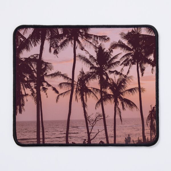 Item preview, Palm Tree Ocean Beach Silhouette Sunset designed and sold by Felicity-K.