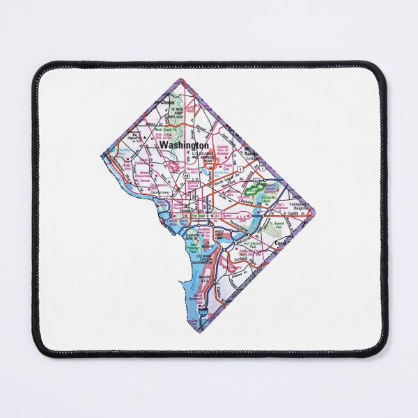 Item preview, Washington, DC District of Columbia Roadmap designed and sold by Havocgirl.