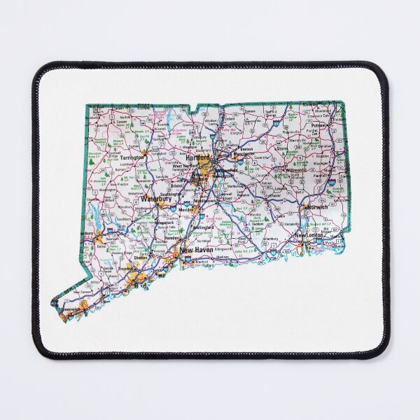 Item preview, Connecticut Roadmap designed and sold by Havocgirl.