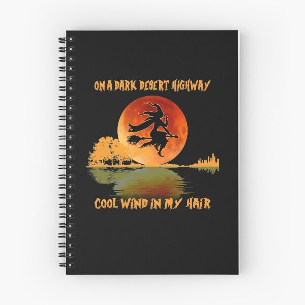 Item preview, Witch Riding Brooms On A Dark Desert Highways Halloween designed and sold by Pam140.