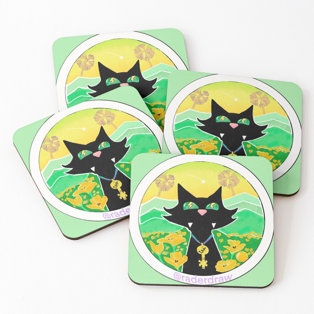 Item preview, Coasters (Set of 4) designed and sold by RaderDraw.