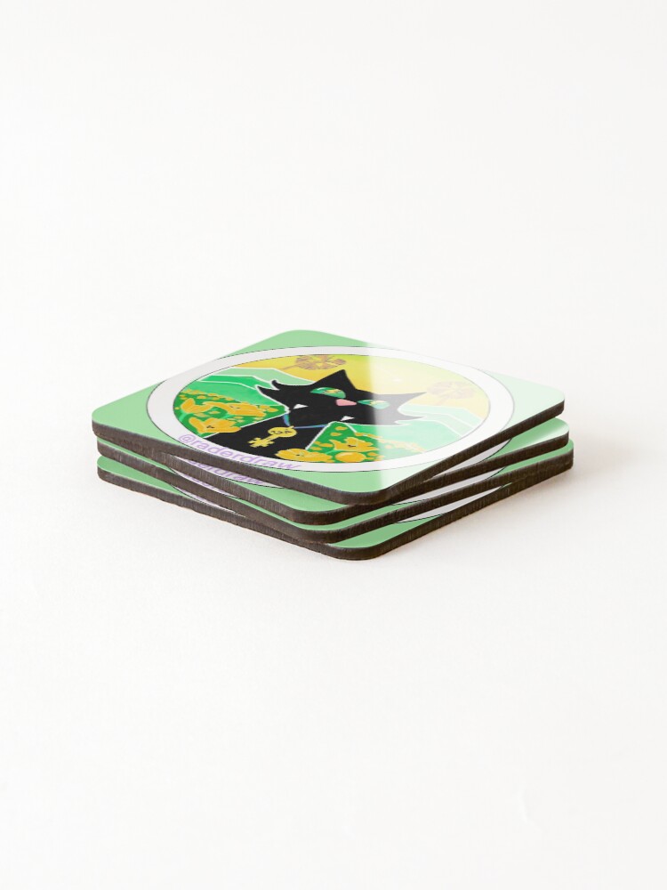 Thumbnail 4 of 5, Coasters (Set of 4), fkjasdkfjdkfj designed and sold by RaderDraw.