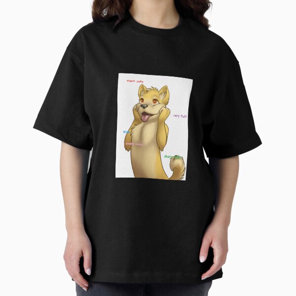 Vista previa del artículo con la obra «Mucho Doge», diseñado y vendido por pheonixbat.
