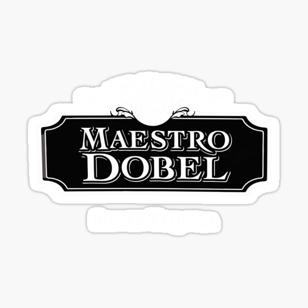 "Maestro Dobel Tequila" Sticker for Sale by hjun18 Redbubble