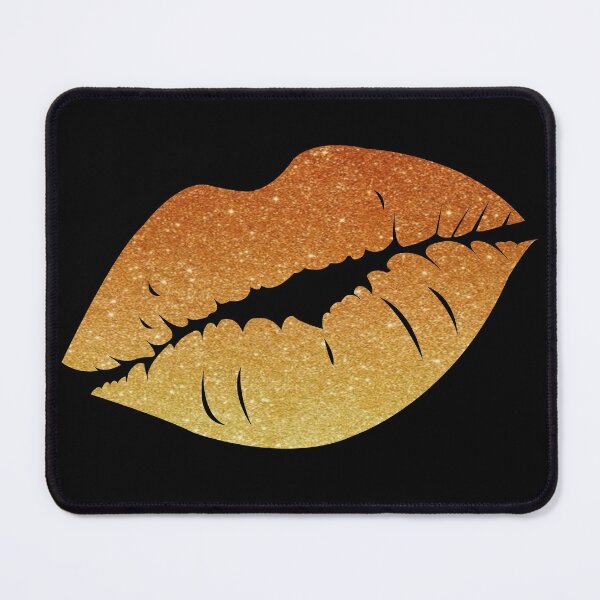 Item preview, Orange Ombre Faux Glitter Lips designed and sold by Felicity-K.