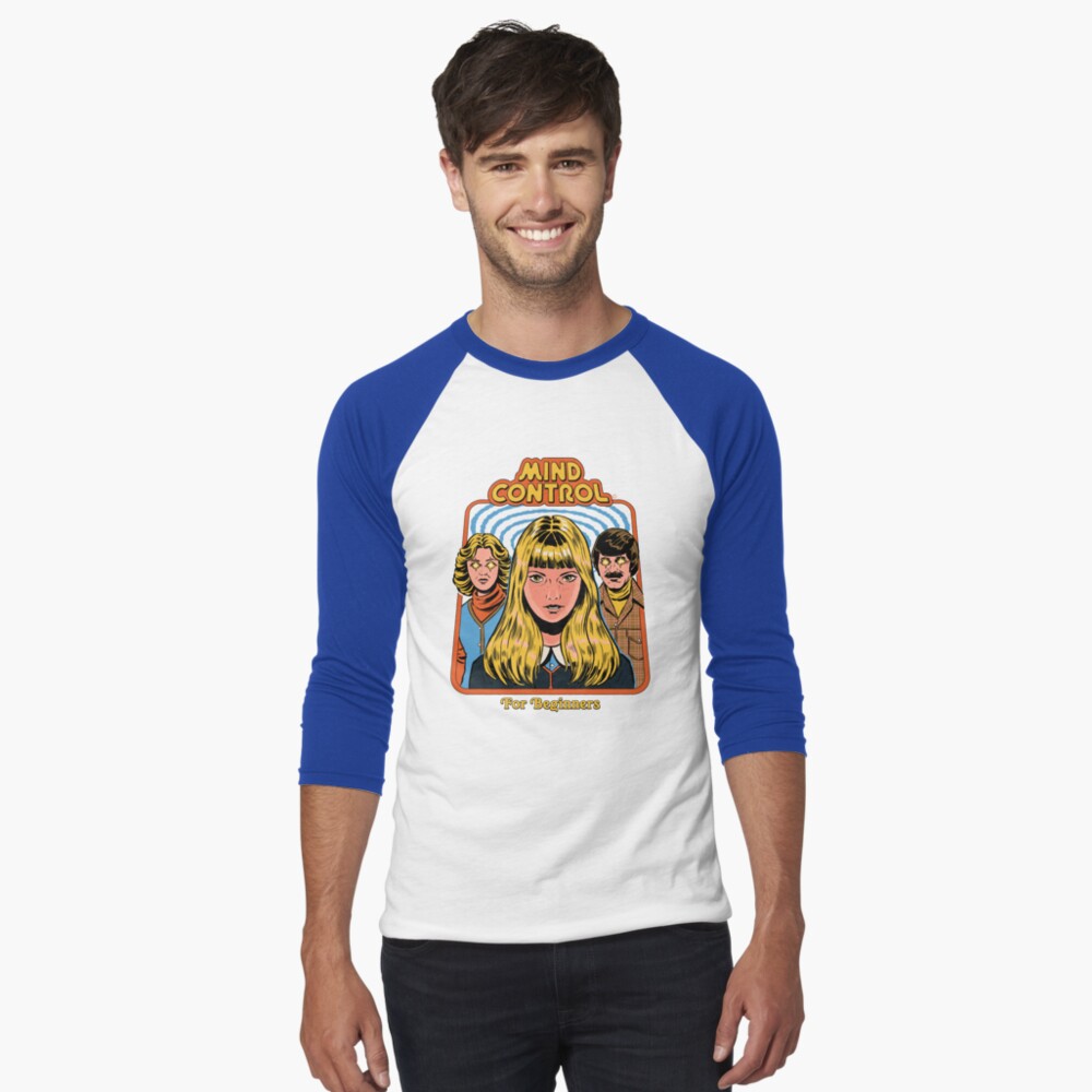 Item preview, Baseball ¾ Sleeve T-Shirt designed and sold by stevenrhodes.